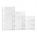 Shoe Storage Boxes 12 Pack Stackable Storage Organizers US Size 11 White