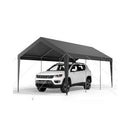 Carport Car Canopy 10 x 20 FT Heavy Duty Portable Car Shelter Tent Grey