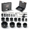 Hole Saw Kit, 18 PCS Saw Blades, 6 Drill Bits, 1 Hex Wrench, Bi Metal M42 Hole Saw Set with Carrying Case, General Purpose Size from 3/4" to 4-1/2", Ideal for Wood Board, Iron and Plastic Plate