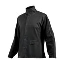 FR Welding Jacket XXL Size Heavy Duty Cowhide Leather & 9oz FR Cotton