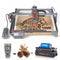 Laser Engraver, 10W Output Laser Engraving Machine, 15.7" x 15.7" Large Working Area, 10000mm/min Movement Speed, Compressed Spot with Rotary Roller, Laser Cutter for Wood, Metal, Acrylic