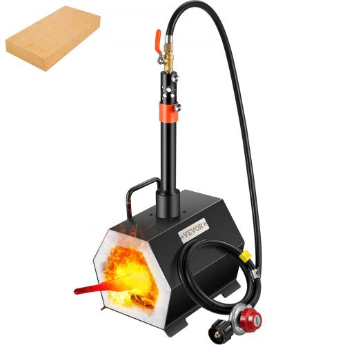 Propane Forge Portable, Single Burner Tool and Knife Making, Large Cap ...