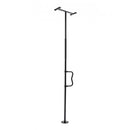 Floor-to-Ceiling Transfer Pole 136kg Capacity for 2.14-3.05m Ceiling Black