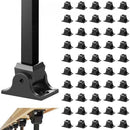 50 PCS Aluminum Alloy Baluster Shoes Slant Wrought Spindles for Staircase