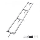 Rail Mill Guide System, 9 ft Milling Guide, 4 Crossbar Kits Chainsaw Mill Rail Guide, Aluminum Adjustable Saw Mill Rail System Work with Chainsaw Mills for Builders and Woodworkers