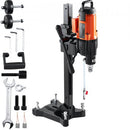Diamond Core Drilling Machine, 10in Wet Concrete Core Drill Rig with Stand Wheels, 750RPM Speed & 1-1/4" Thread & Lifting Handle, 10in Drilling Diameter for Concrete Brick Block Stone, 2500W