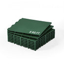 Gym Flooring Set 8 PCS Interlocking PP Puzzle Tiles Green