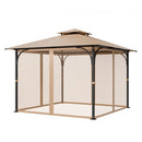 Replacement Mesh Gazebo Netting Screen for 10x10x7 ft Patio, Net Only