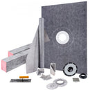 Waterproofing Shower Kit Shower Kit Tray 38''x60'' with Central Drain ABS