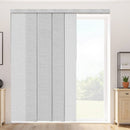 Panel Track Blinds Extendable Track 116 cm to 218 cm W Trimmable Gray