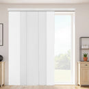 Panel Track Blinds Extendable Track 116 cm to 218 cm W Trimmable White