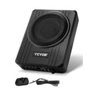 8" 400W Underseat Car Subwoofer, Slim Powered Car Subwoofers Under the Seat, Low Profile Audio Sub Built-in Amplifier, High/Low Level Input & Volume Controller for SUVs, Car, Truck, RV