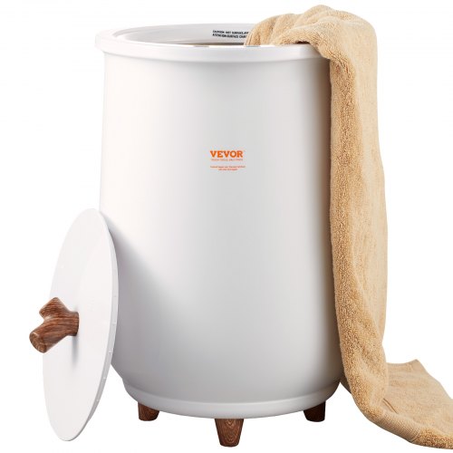 Towel Warmer Bucket, 20L Large Towel Warmer for Bathroom, Auto Shut Off Towel Heater with 4-Level Timer Fits up to Two 40"x70" Oversized Towels, Bathrobes, Blankets, ETL & FCC Certified