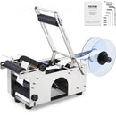 MT-50 Semi-Automatic Round Bottle Labeling Machine, Adjustable Bottle Labeler 50pcs/min Label Applicator for Bottles 12-90mm