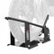 Motorcycle Wheel Chock, 816.5 kg Capacity Wheel Cradle Holder, Heavy-duty Steel Motorcycle Front Wheel Stand with 3 Adjustable Holes, For 381-533.4 mm Off-Road Motorcycles, Standard Motorcycles