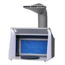 Airbrush Spray Booth, Portable Hobby Airbrush Paint Spray Booth Kit with 4 LED Light, Powerful Dual Exhaust Fans, Turntable and 6 ft Extension Hose, for Painting Models, Arts, Crafts, Cakes