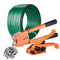 Banding Strapping Kit with Strapping Tensioner Tool, Banding Sealer Tool, 300 m Length PET Band, 300 Metal Seals, Pallet Packaging Strapping Banding Kit Banding Packaging Strapping for Packing