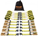 10 Pack Ratchet Tie Down Straps 10000 lbs 2