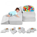Climbing Toys 5 Piece Foam Climbing Blocks with Ball Pit for Toddlers