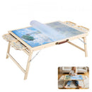 1500 Piece Puzzle Board with Folding Leg Portable Wooden Jigsaw 86x63cm