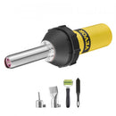 Hot Air Plastic Welder, 1000W Hot Air Torch Pistol, 50- 600°C PVC TPO Vinyl Heat Gun Welding Torch, Plastic Welding Kit with 4 Accessories- 2 Nozzles, 1 Seam Roller & Brush for PP/PE/PVC Sheet