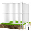 48" Wx48" H Vinyl Privacy Fence Panels Air Conditioner Fence Strip Panels