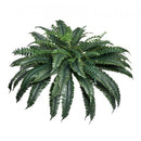 Artificial Boston Fern Large Plastic Fern 88 Branches Indoor Outdoor Decor