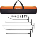 Rods Dent Puller Stainless Steel Paintless Repair Kits Hail Removal 13 PCS