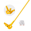 Pallet Buster, 104 cm Handle, 907 kg Weight Capacity, Q235 Carbon Steel, Heavy Duty Deck Wrecker Demolition Wood Pallet Tool Breaker Pry Bar Puller for Efficient and Effortless Board Removal