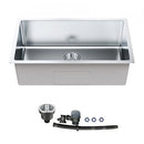 30" Undermount Kitchen Sink Single Bowl Basin Stainless Steel Kitchen Bar