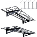 Garage Storage Shelving, 2 Pack, 48 x 12 in Heavy Duty Garage Shelves Wall Mounted, 400 lbs Load Capacity(Total) Garage Storage Rack Floating Shelves, Suitable for Shop, Shed, Garage Storage