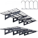 Garage Storage Shelving, 2 Pack, 183 x 61 cm Heavy Duty Garage Shelves Wall Mounted, 454 kg Load Capacity(Total) Garage Storage Rack Floating Shelves, Suitable for Shop, Shed, Garage Storage