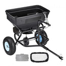 Tow-Behind Broadcast Spreader 130LB 15 Setting 0-9.8 ft Spreading Width for Seed