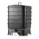 5-Tray Worm Composter, 50 L Worm Compost Bin Outdoor and Indoor, Sustainable Design Worm Farm Kit, for Recycling Food Waste, Worm Castings, Worm Tea, Vermiculture and Vermicomposting
