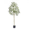 Artificial Olive Tree, 12.7cm Tall Faux Plant, Secure PE Material & Anti-Tip Tilt Protection Low-Maintenance Plant, Lifelike Green Fake Potted Tree for Home Office Warehouse Decor Indoor Outdoor