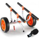Adjustable Kayak Cart Canoe Boat Carrier 450lbs Load with 12'' Solid Tires