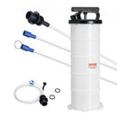 Fluid Extractor, 6.5 Liters Capacity, Manual Hand-Operated Oil Changer Vacuum Fluid Extractor with Dipstick and Suction Hose, Oil Extractor Change Pump for Automotive Fluids Vacuum Evacuation