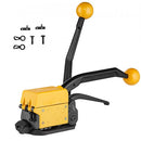 Steel Strapping Tool for 13-19 mm Width, 3-in-1 (Tensioner, Crimper, Cutter) Manual Belt Packaging Banding Machine Packaging Metal Steel Strapping Banding Tool Machine for Stainless Steel Strap