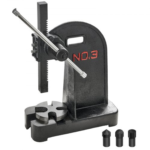 Arbor Press 3 Ton Manual Desktop Press Lever Mountable Bearings Cast I ...
