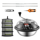 Leaf Bowl Trimmer 16'' Manual Bud Trimmer with Stainless-Steel Blades