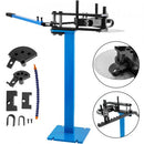 Tube Bender Max Bending Degree 240°,Heavy Duty Metal Pipe and Tube Notcher With 3 Dies,Tube Pedestal Bender 0 up to 240 Degree,Metal Working Tools and Equipment Overall height 45\"