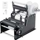 Manual Round Labeling Machine, 15-20pcs/min, Bottle Label Applicator for Round Bottles, Adjustable Manual Round Bottle Labeler Suitable for Round Bottle Diameter 20-120 mm (with Pressing Bar)