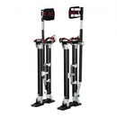 Drywall Stilts, 61-101.6 cm Adjustable Aluminum Tool Stilts with Protective Knee Pads, Durable and Non-slip Work Stilts for Sheetrock Painting, Walking, Taping, Black