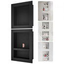 Shower Niche 41x41 &50.8cm Triple Shelf Wall-inserted for Shower Bathroom