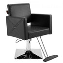 Salon Chair, Barber Chair for Hair Stylist, Styling Chair with Heavy Duty Hydraulic Pump, 360° Swivel Hair Salon Chair with Footrest for Beauty Spa Shampoo, Max Load Weight 330 lbs, Black