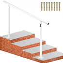 Handrail for Outdoor Steps Aluminum Stair
Handrail Fit 0-5 Steps w/ Installation Kit
