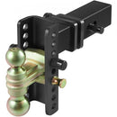 Adjustable Trailer Hitch Tow Ball Mount 2.5" Receiver 6" Drop 14500 lbs