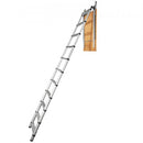 Attic Ladder Telescoping, 158.76kg Capacity, 100cm x 59.94cm,Multi-Purpose Aluminium Extension, Lightweight and Portable,Fits298.7cm-320.04cmCeilingHeights,Convenient Access to Your Attic Standa