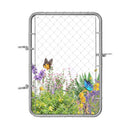 Chain Link Fence Gate Fit 2-6 ft x 4 ft Garden Gate Posts Not Included