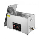 Ultrasonic Cleaner with Digital Timer & Heater, Professional Ultra Sonic Jewelry Cleaner, Stainless Steel Heated Cleaning Machine for Glasses Watch Rings Small Parts Circuit Board (30L)